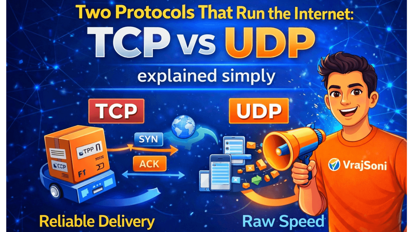 Two Protocols that runs the Internet: TCP vs UDP explained simply